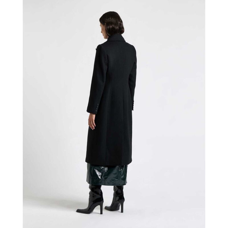 Cue Italian Wool Military Hourglass Coat image number 1